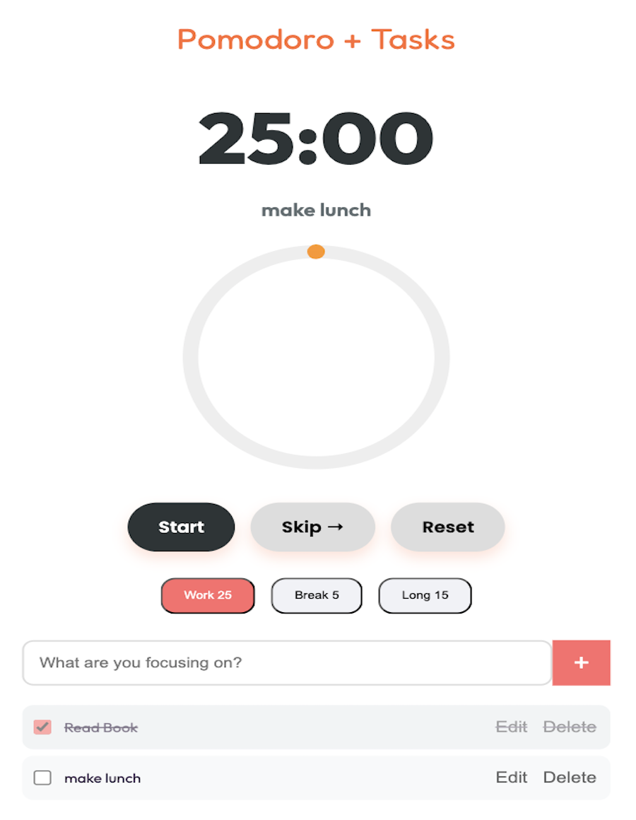 Pomodoro Preview